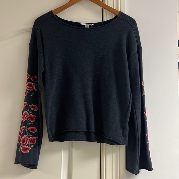 American Eagle Embroidered Sweatshirt - Picture 3 of 5